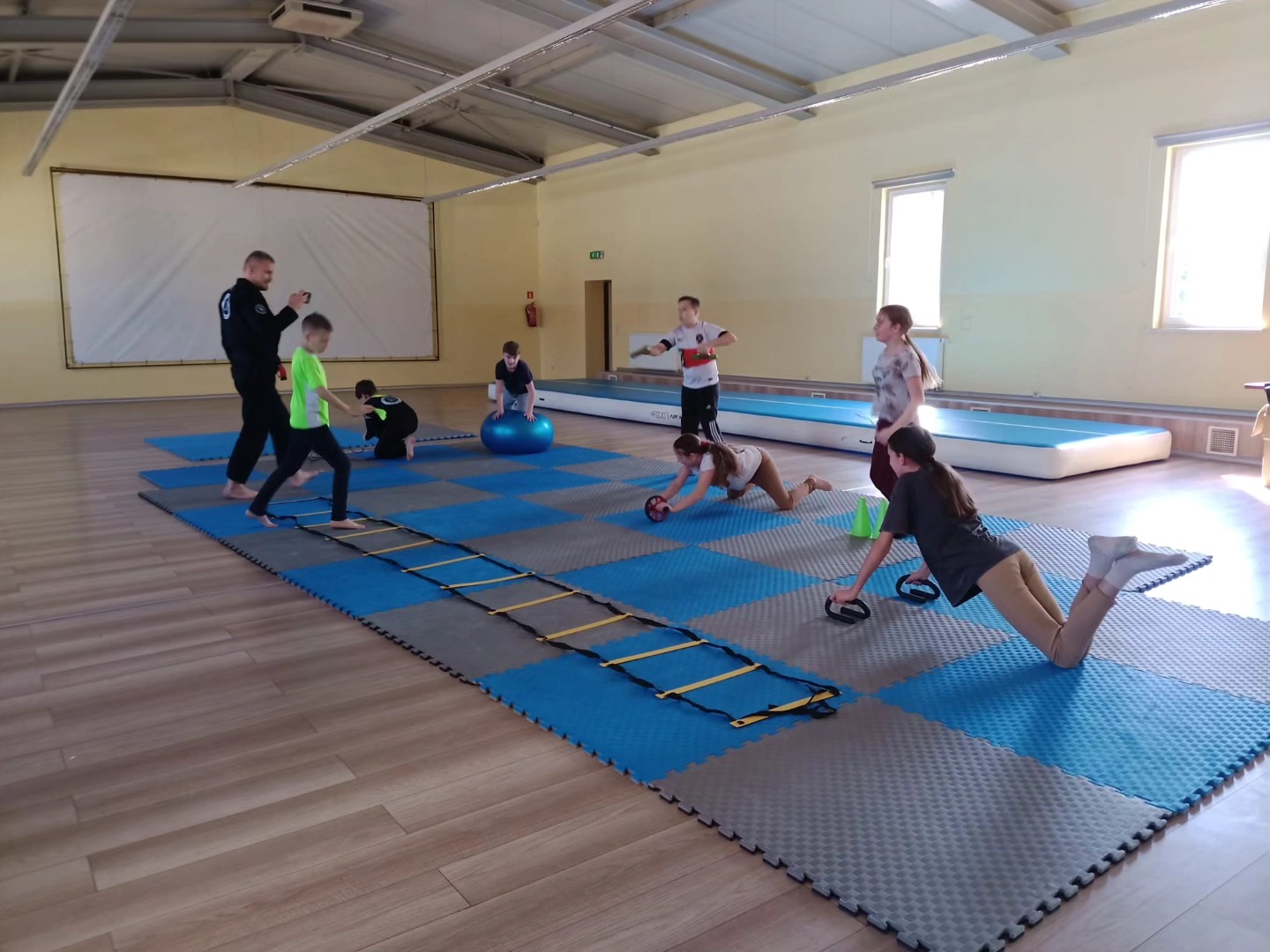 sala sportów walk - Pietrowice Wielkie. Zajęcia brazylijskiego Jiu-Jitsu i samoobrony